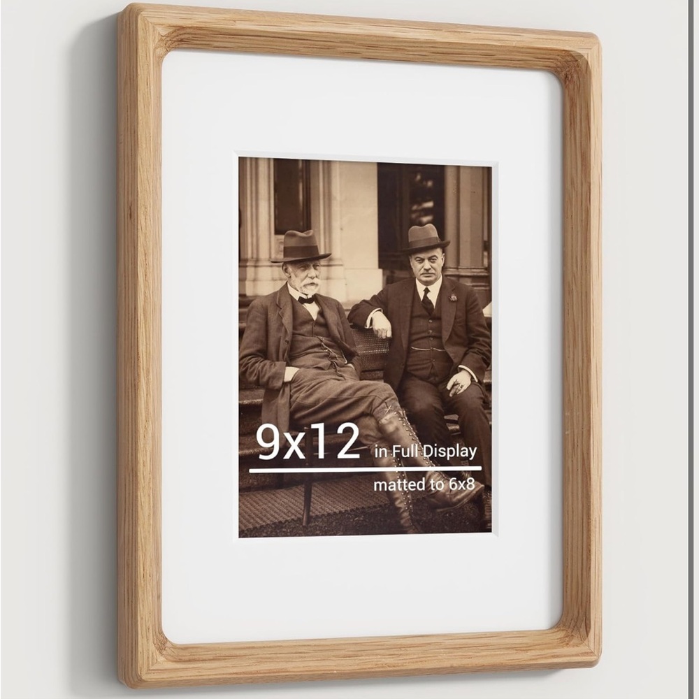 NWT 9 X 12 Natural White Oak Frame